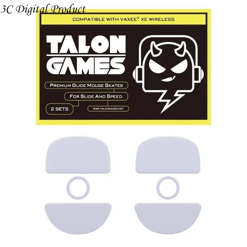 2sets Mouse Skates for Vaxee XE Wireless Feet Pad Pad Pad Places lemd q84a