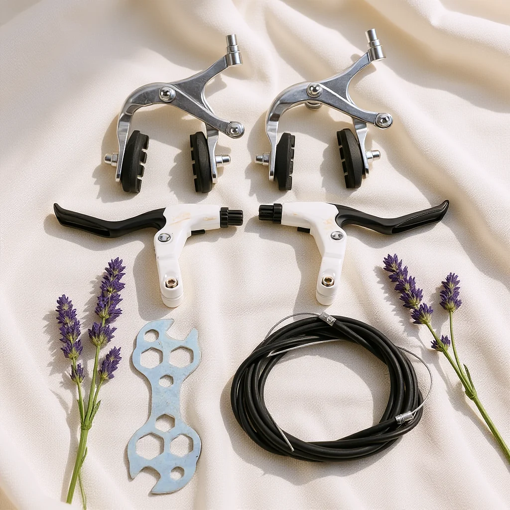 

1Set Universal Bike Brake Set Complete Front Rear Brakes Aluminum Alloy Levers Hydraulic Disc Brake Kit Inner Outer Cables