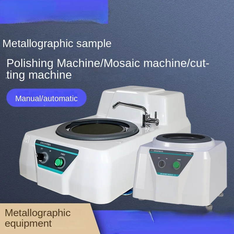 Metallographic Polishing Machine Sample Pre-Burnishing by Abrasion Inlaid Cutting Instrument Double-Disc Non-Polar Fixed Speed