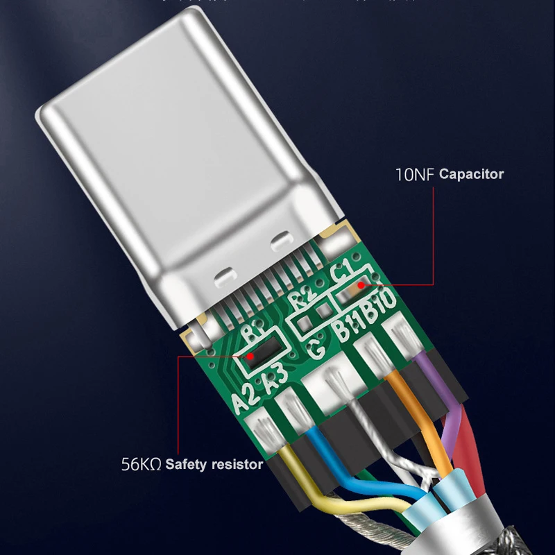 USB3.2 10Gbps kabel USB A do typu C Transfer danych kabel dysk twardy SSD USB C 3A 60W kabel do androida szybkiego ładowania 3.0 ładowania