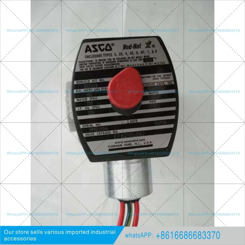 Solenoid valve 2-position 2-way 8210 series 8210G087-8210G088-8210G089 stainless steel