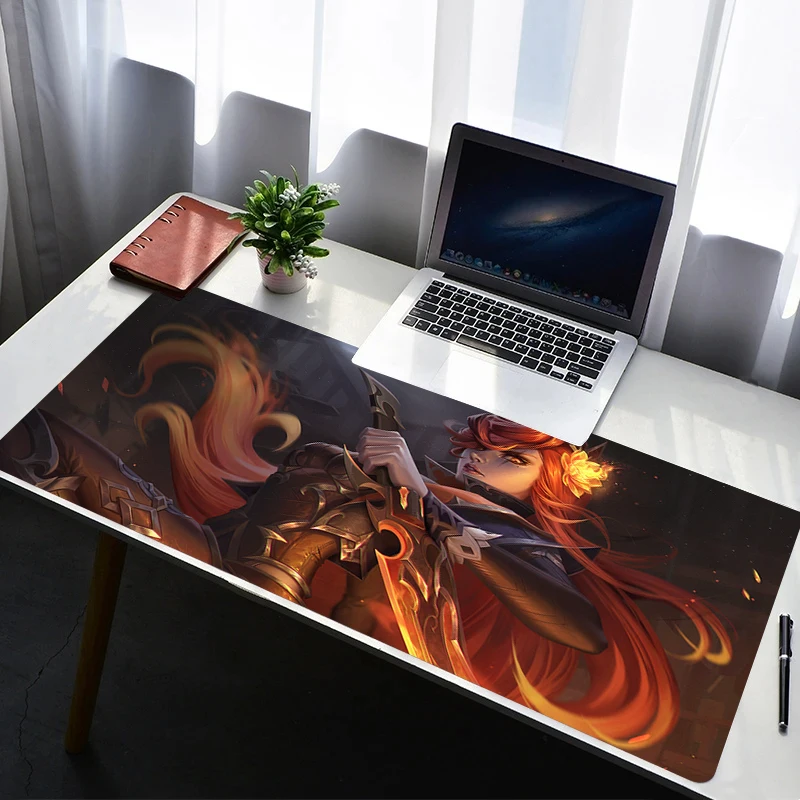 

Mouse Pad Computer Gaming Accessories Mousepad Rubber Katarina L-league Of Legends Extended Desk Mat Laptop Gamer Keyboard Pad