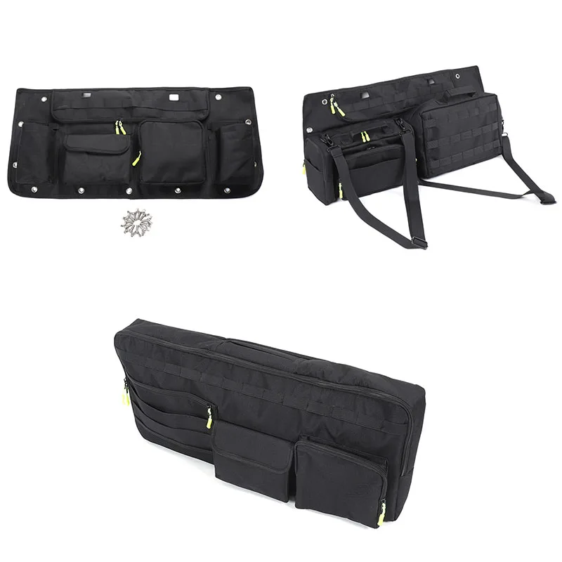 Oxford Cloth Black For Land Rover Defender 90 110 2020-2025+ Car tailgate tool hanging bag storage bag modification accessories 5