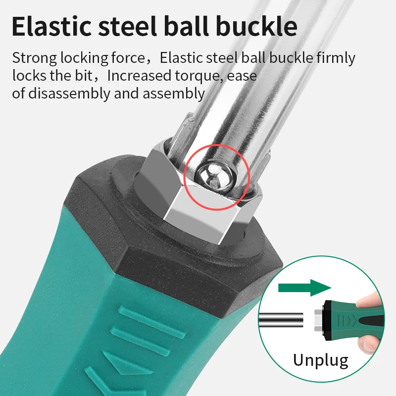 LUXIANZI مفك براغي متعدد الوظائف مشقوق فيليبس المغناطيسي بت للهاتف المحمول والكمبيوتر المحمول أداة إصلاح مفك مسامير برأس مزدوج #5