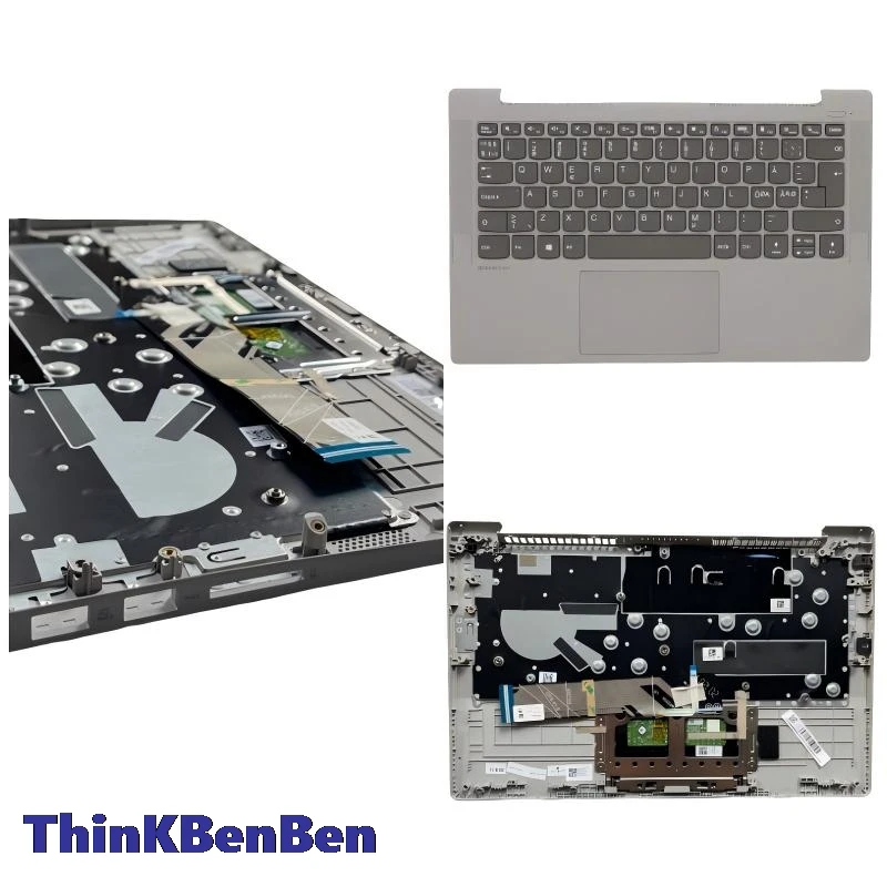 

NDC Nordic Silver, верхний чехол для клавиатуры, упор для рук, чехол для Lenovo Ideapad 5 14IIL05 14ARE05 14ALC05 14ITL05 5CB1A13899