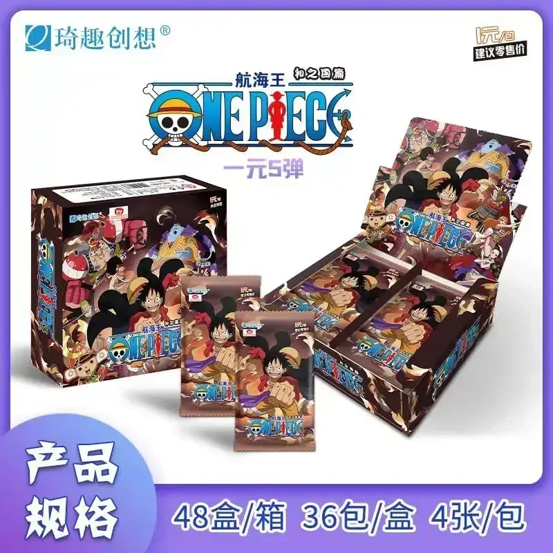 Cartas genuinas de One Piece, juguetes de colección periféricos de Anime, cabeza de huevo, Capítulo de la isla, Luffy, emperatriz, Nami, Zoro, Robin, regalos