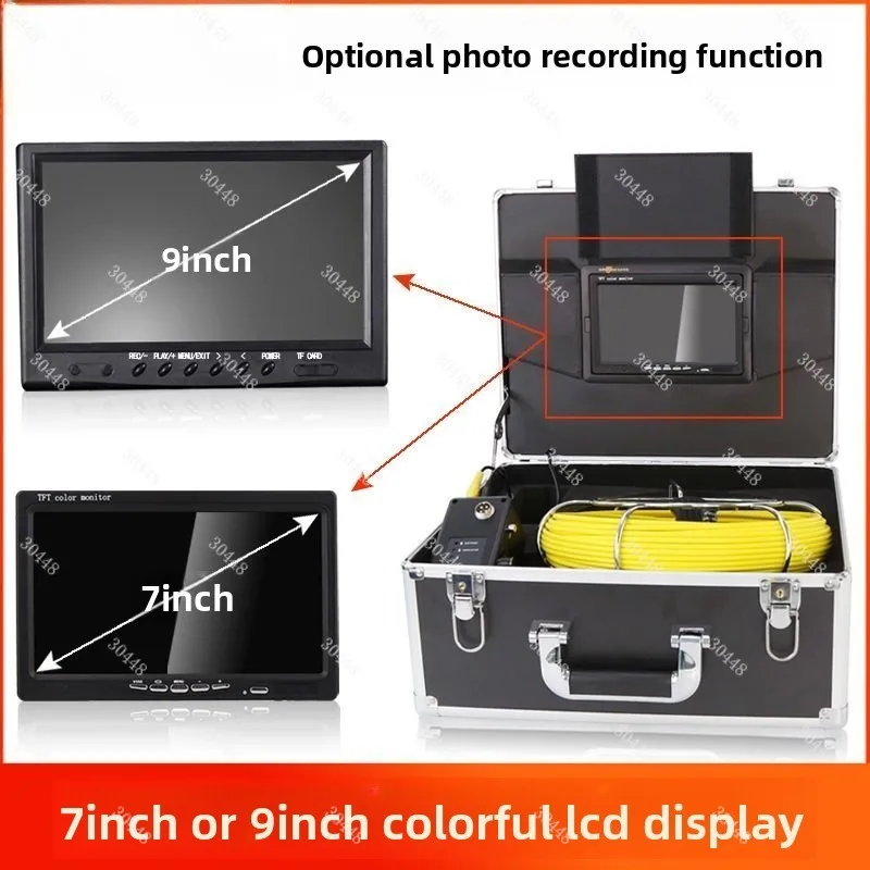 

HD Industrial Pipeline Endoscope Camera Waterproof Inspection and Drain Cleaning Camera