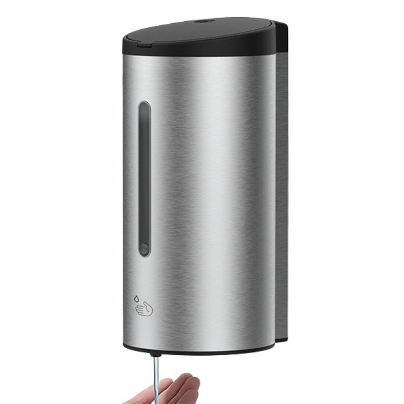 

800ml Stainless Steel Automatic Induction Soap Dispenser, Wall-mounted Hand Sanitizer