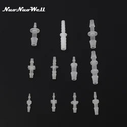 5pcs PP Hose Fittings Straight Reducing Connector Air Pump Line Joints Aquarium Oxygen Tube Connector Garden Micro Irrigation