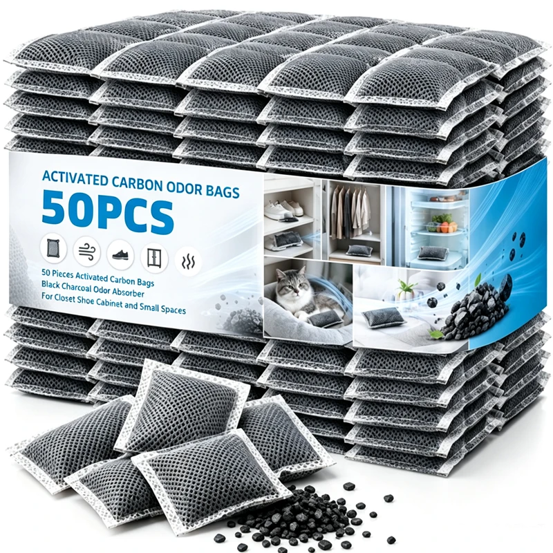 Wholesale Odor Absorbing Filter Refill Activated Charcoal Deodorizer Sun Rejuvenatable Shoe Fresheners Activated Carbon Bags