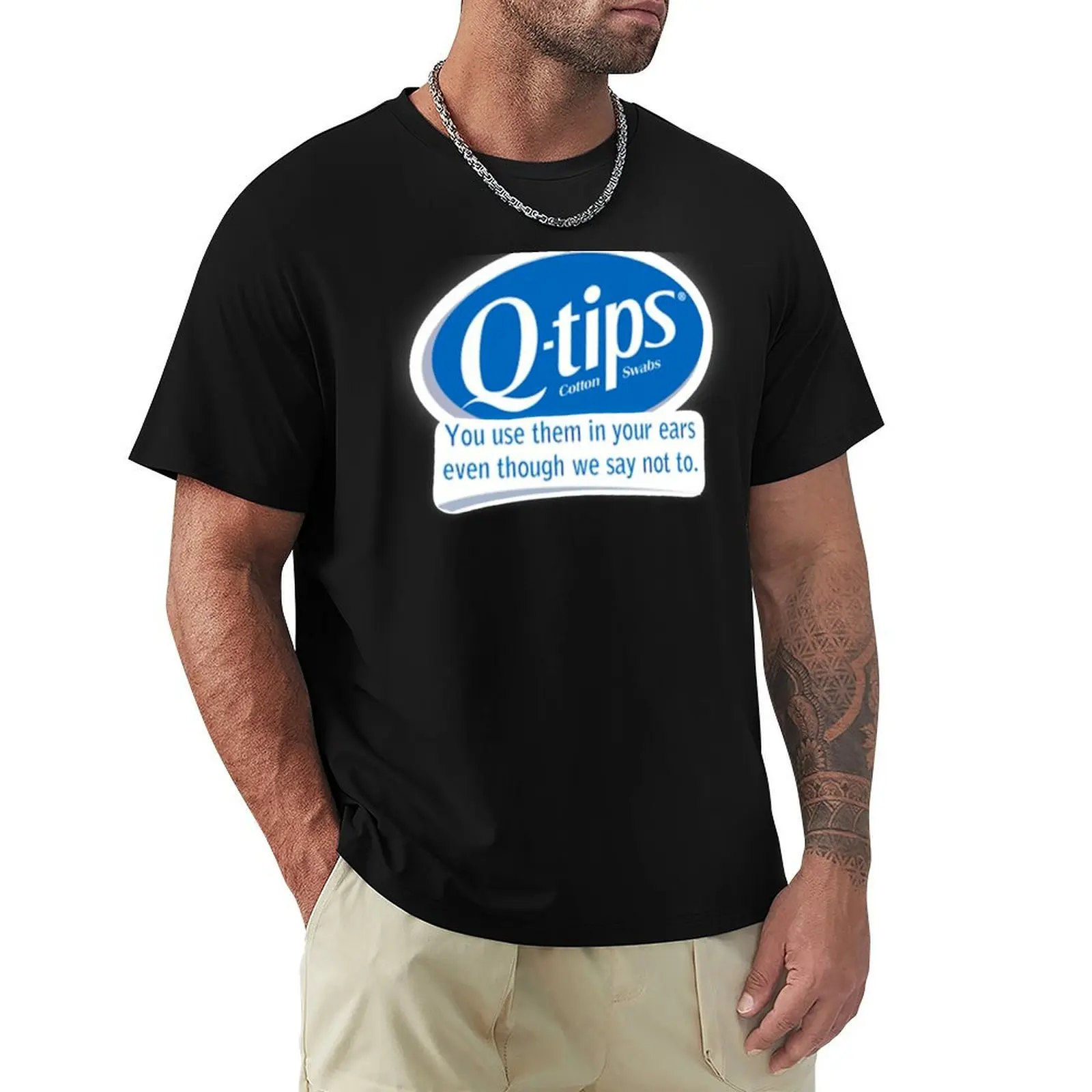 Q-tips T-Shirt Work Duty Casual T-Shirt