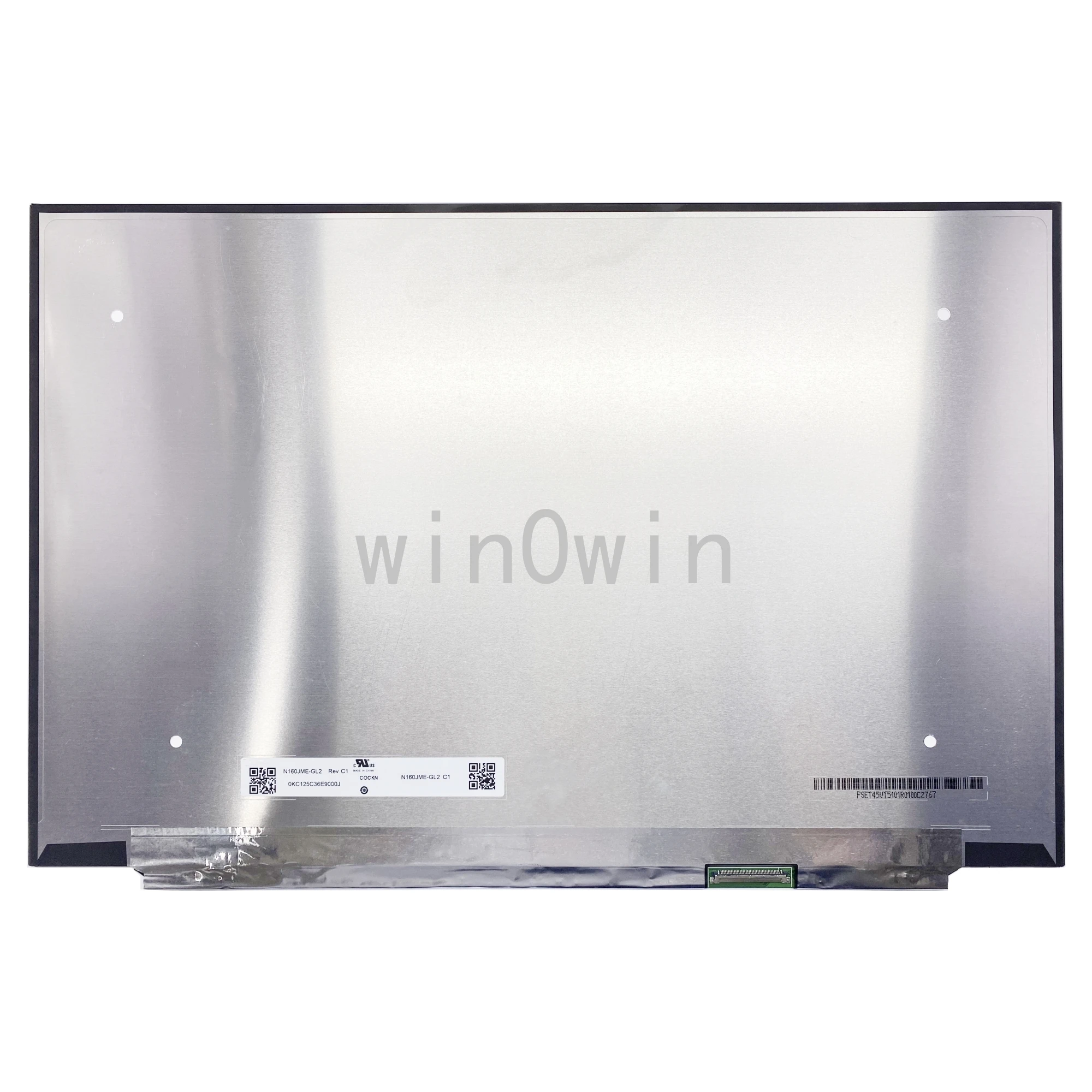 

N160JME-GL2 60HZ IPS 1920x1200 100% sRGB 16:10 Matrix Panel EDP 40 Pins No-Touch 16.0" Laptop LCD Screen