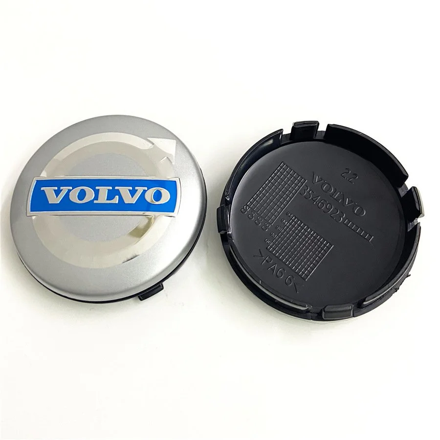 2024 New 4Pcs Volvo Wheel Cover Label Car Logo ABS Plastic 65mm Tire Auto Parts For V70 S40 XC90 S60 S60L S70 S80 XC60 V40 V50