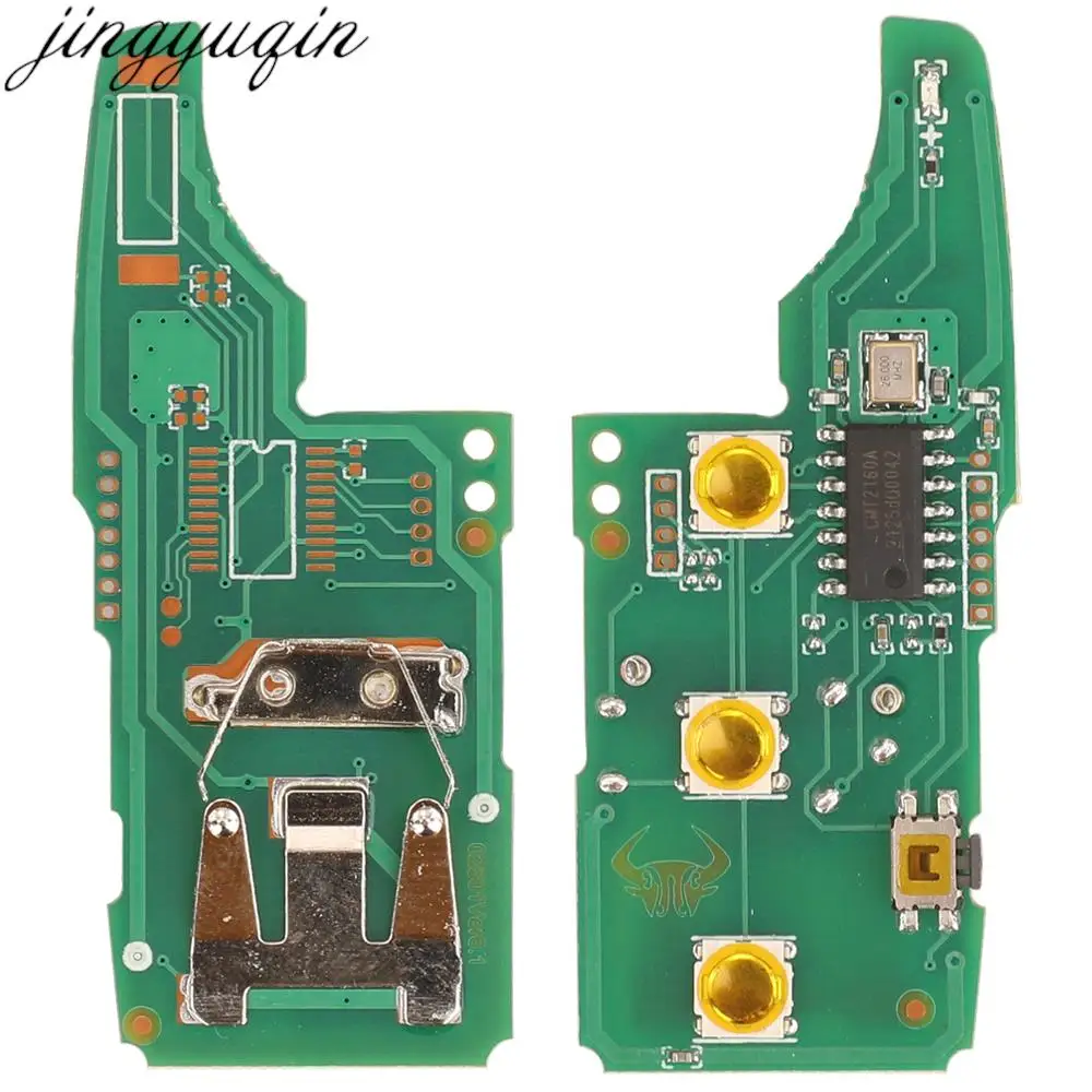 Jingyuqin 3/4 przyciski klucz zdalny PCB 315MHZ ID48 Chip dla VW Volkswagen Golf 4 5 6 Jetta Beetle Polo Tiguan Touran Passat CC