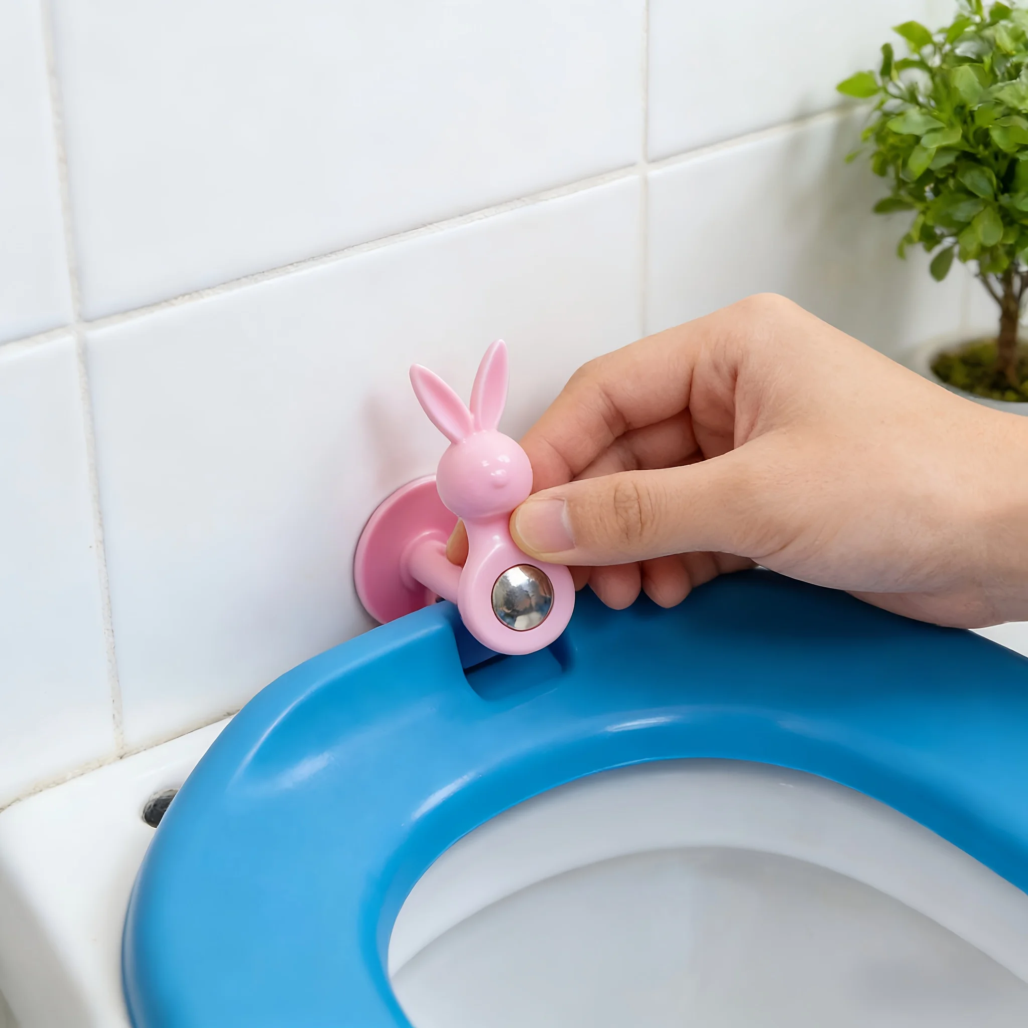 1pc Toilet Seat Fixer | Anti-Fall Hook | Strong & Stable Buckle | Toilet Seat Accessories | Prevents Slipping & Loose Seat