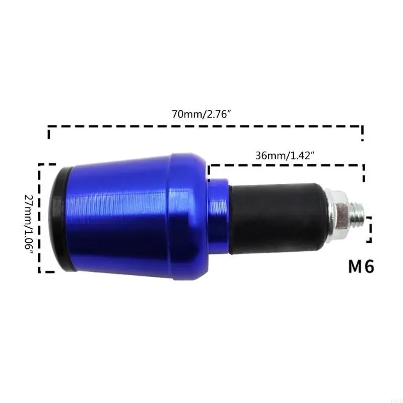 F1CF New 1 Pair Aluminum Bike Handlebar End Plugs, Expanding Locking Bar End Caps for Motorcycle Bar End for 7/8