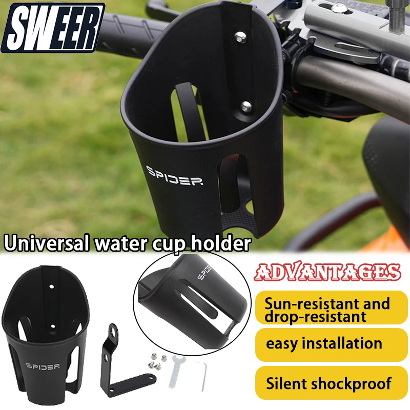 Universal Modification Accessories Drink Cup Holder Bike Water Cup Beverage Bottle Stand Motorcycle Bottle Cage Motorbike