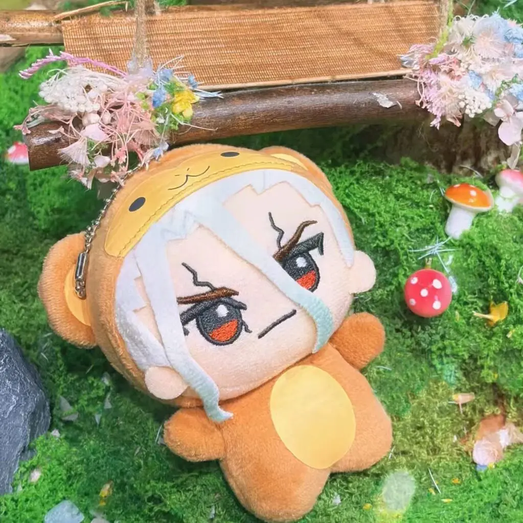 

10cm Senku Ishigami Plush Pendant KeyChain Anime Peripherals Toy Birthday Christmas Gift