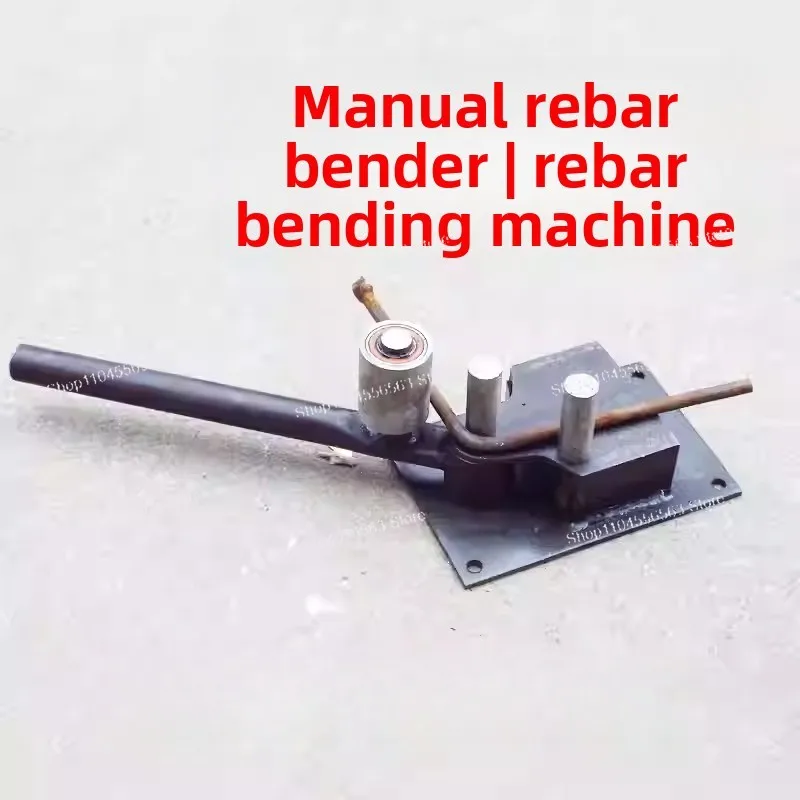 Portable Manual Rebar Bender - for 4-14mm Steel & Deformed Bars