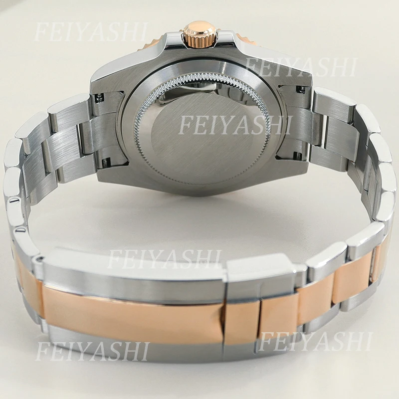 Impermeável Watch Case Bracelet Parts, moda estéril para Seiko, NH35, NH36, NH38, NH34, Miyota 8215, ETA 2824 Movimento 28.5mm Dial, 40mm