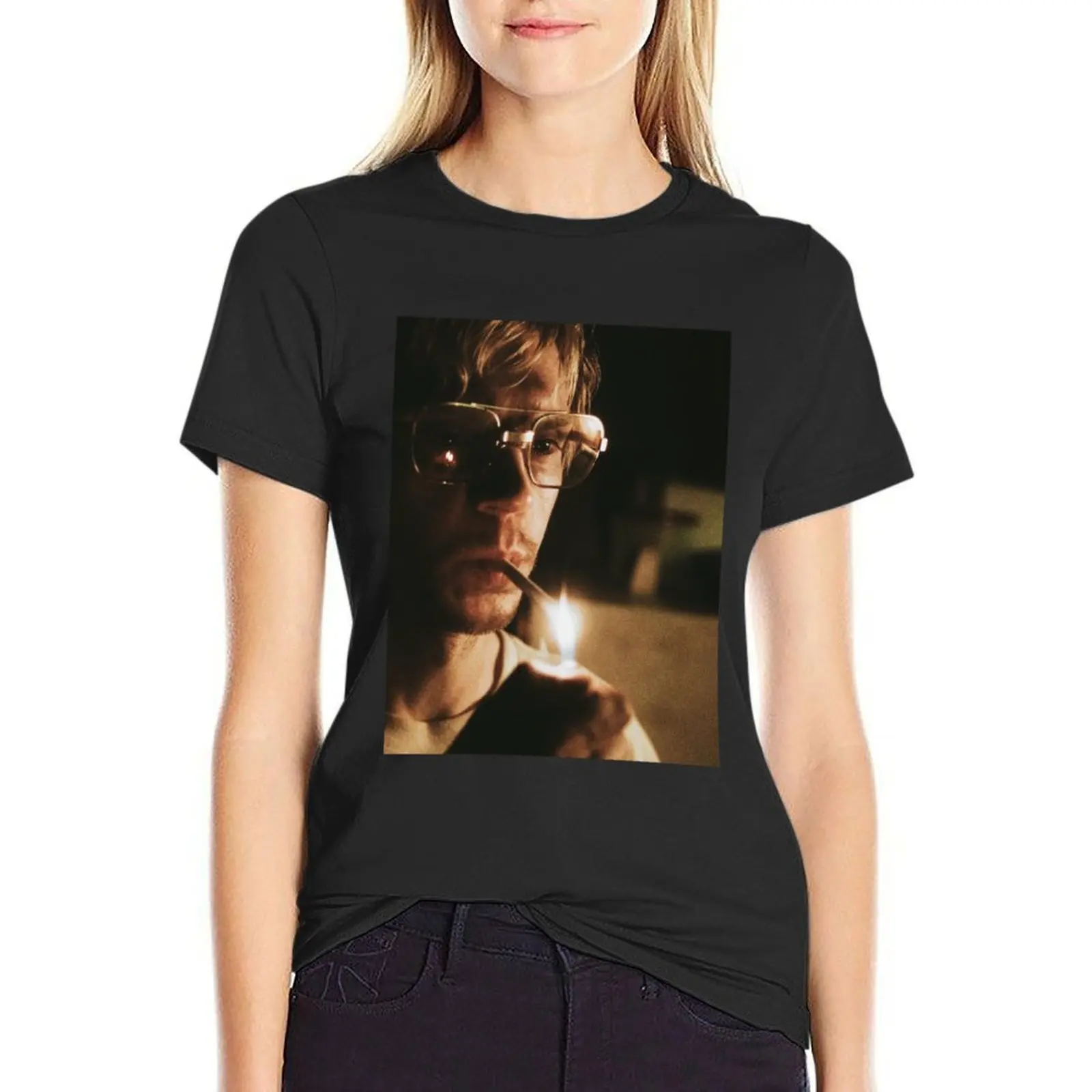 evan peters T-Shirt sports fans customs design your own white t shirts for Women