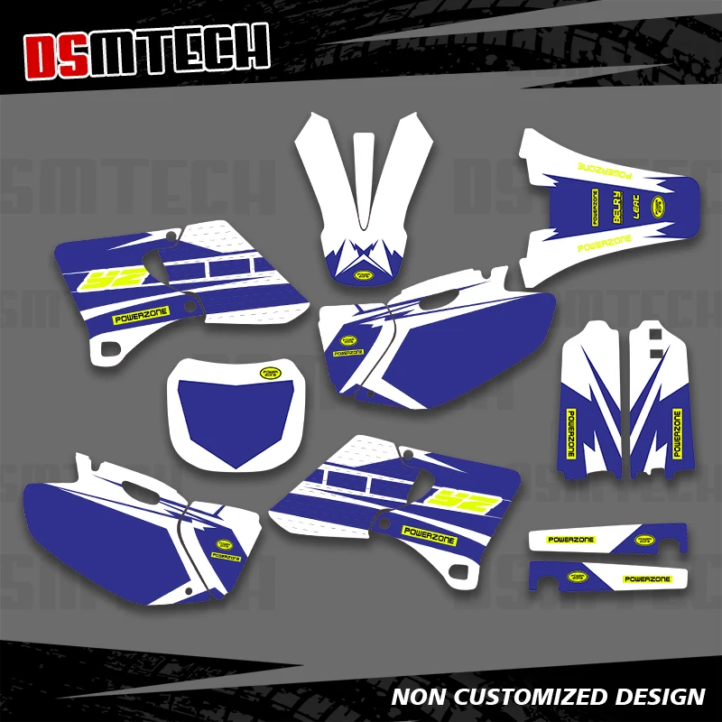 

DSMTECH For YAMAHA YZ250F YZ400F YZ426F YZF 250 400 426 1999 2000 2001 2002 Graphics Decals Stickers Motorcycle Background 001