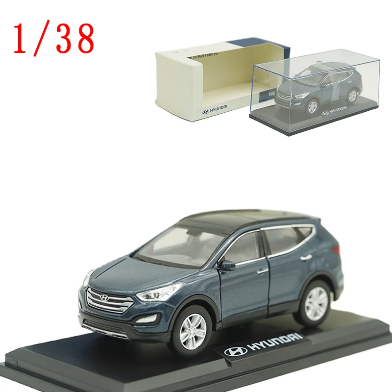 

Diecast 138 Scale Hyundai Santa Fe Alloy Car Model Santafe Play Vehicles Display Collection Hobby Toys Original Box