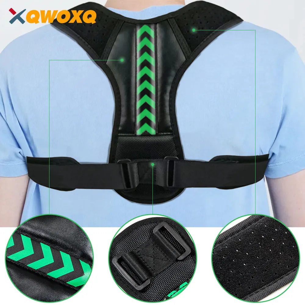 Posture Corrector for Men and Women - Posture Brace, Adjustable Upper Back Brace for Clavicle Support and Providing Pain Relief
