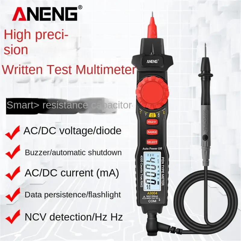 A3004 Profesional Digital Multimeter Pen /DC Voltmeter Ammeter Current Tester Electrical Tester Tools for Electrician