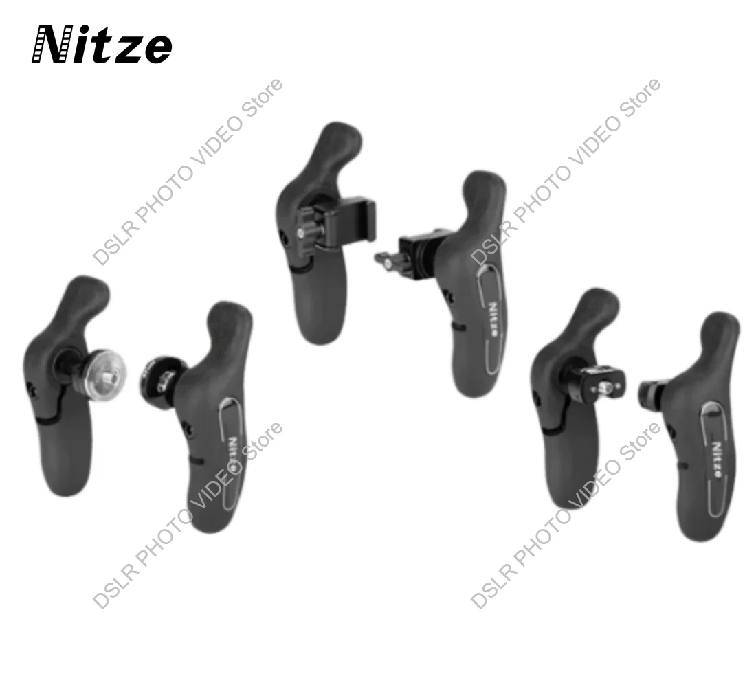 

Nitze Side Handle Kit with 1/4" Screw and Detachable Locating Pins or with ARRI Rosette Camera for Monitor Cage