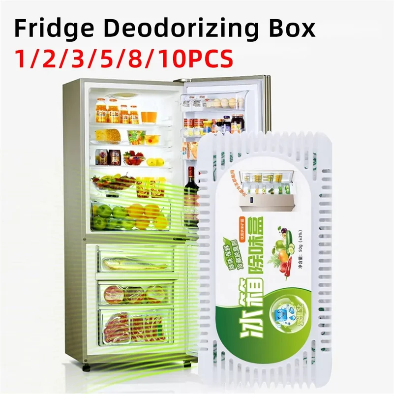 Refrigerator Deodorizer Box Natural Activated Carbon Deodorizer Dehumidifier Suitable For Refrigerator Wardrobe