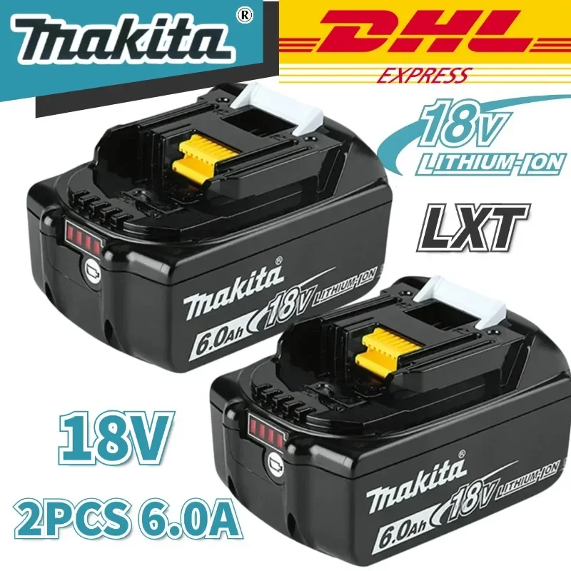 

100% Genuine Makita 9Ah/6Ah/5Ah for Makita 18V Battery BL1840 BL1830B BL1850B BL1850 BL1860 BL1815 Replacement Lithium Battery