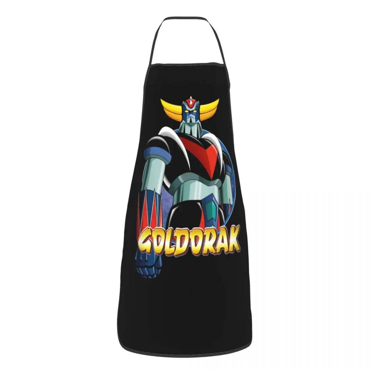 UFO Robot Goldorak Grendizer Apron for Women Men Anime Mechanical Warrior Adult Kitchen Chef Bib Tablier Cuisine Cooking Baking