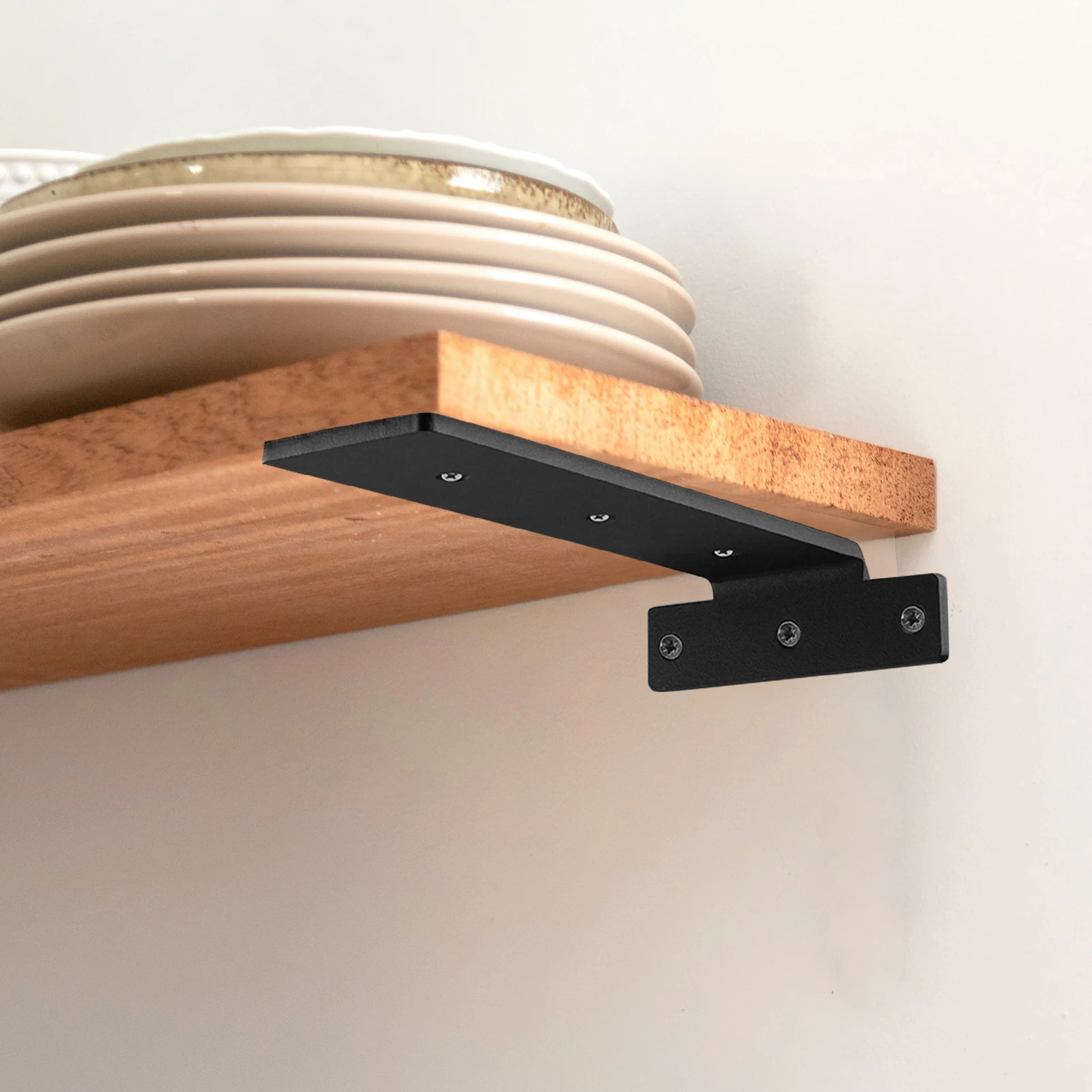 

Reversible Invisible Shelf Dual Purpose Wall Mount Rack For Bookshelf Storage Decorative Brackets Heavy Duty Floating Support
