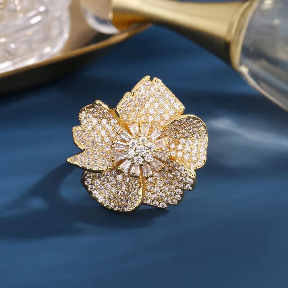 EYER Fashion New 2021 Mix Color Copper AAA Cubic Zirconia Grace Rings For Women Luxury Jewelry For Friend Birthday Gifts