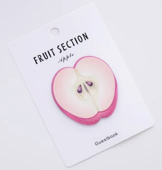 30sheet Creative Design Fruit Memo Pad for Kids Cute Cartoon Scrapbook Journal Decor Notepad Study Sticky Note School Supplies
