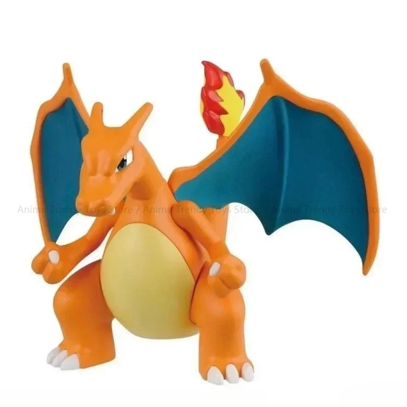 Bandai – figurines Pokemon originales, Dragonite Charizard, Anime, Action, assemblage Simple, ornements, modèle de jouets WY, en Stock