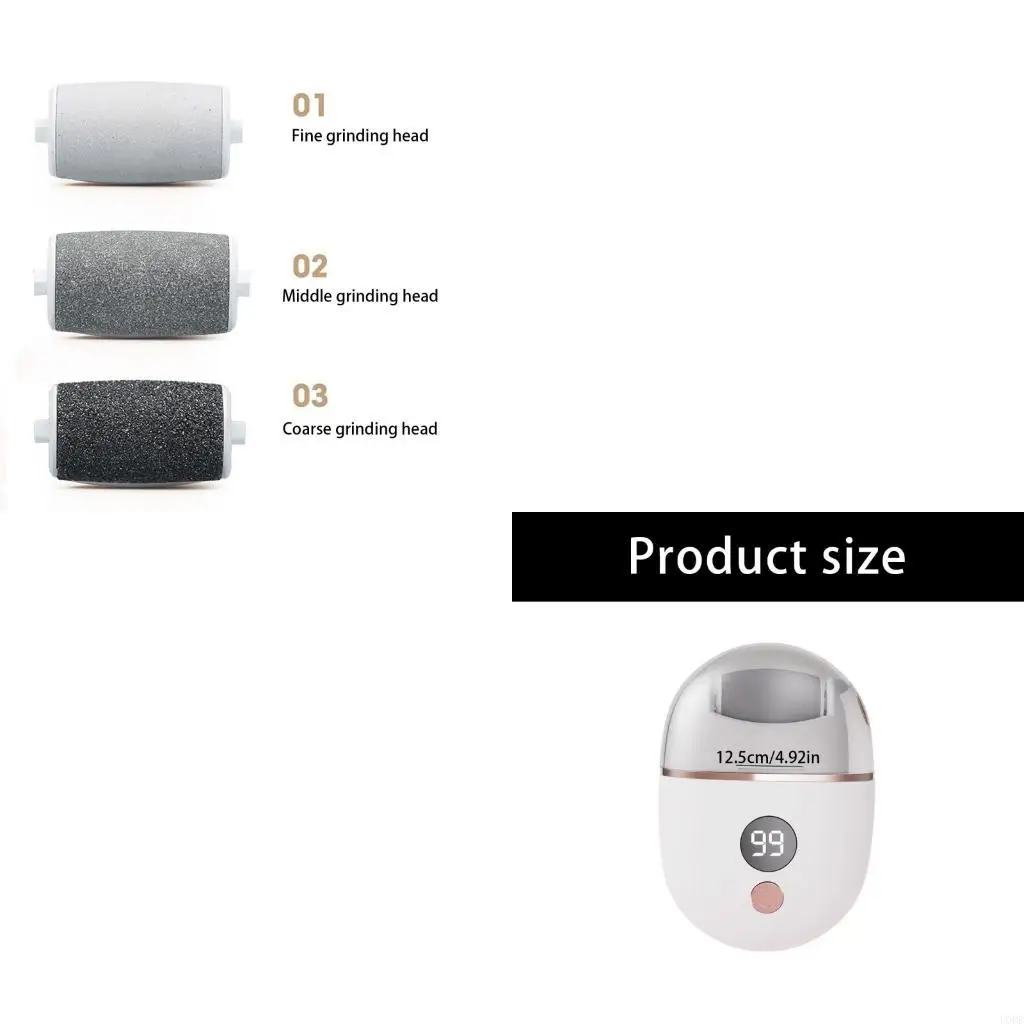 

Electric Dead Skin Remover Feet Pedicure Machine Replaceable Sandpaper Foot Grinding Trimmer Foot Care Tool Scrubber
