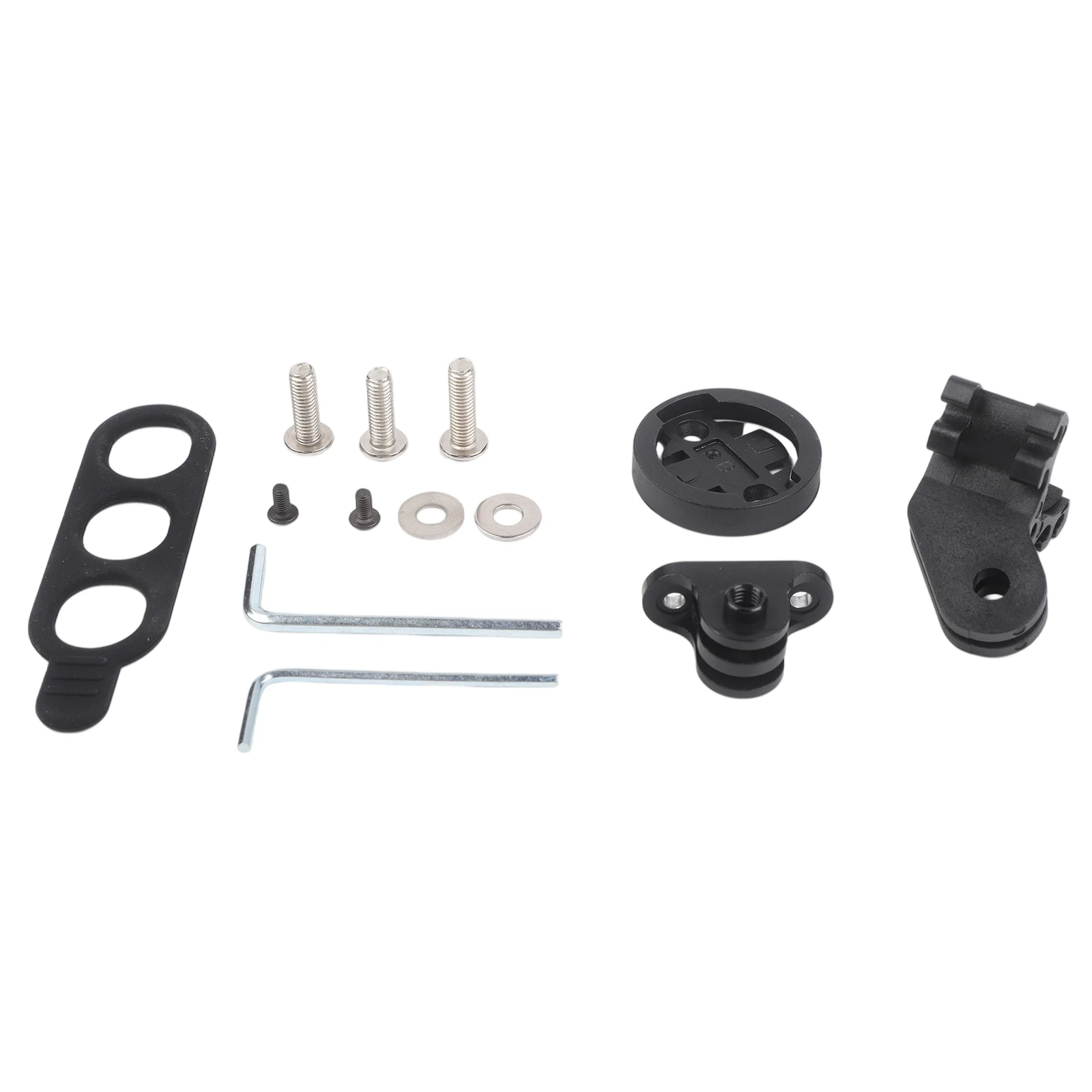 

Держатель для компьютера, алюминиевая подставка, для обслуживания велосипеда, компактный размер, длина 16 см, полный комплект, вес 115 г, интегрированная система крепления на руль.