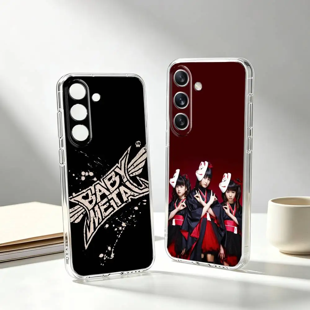 Kawaii Metal B-BABYMETAL Phone Case For Samsung Galaxy A91,80,73,72 ,71,53,52,32 ,31,22,21s,20,Transparent Soft Case