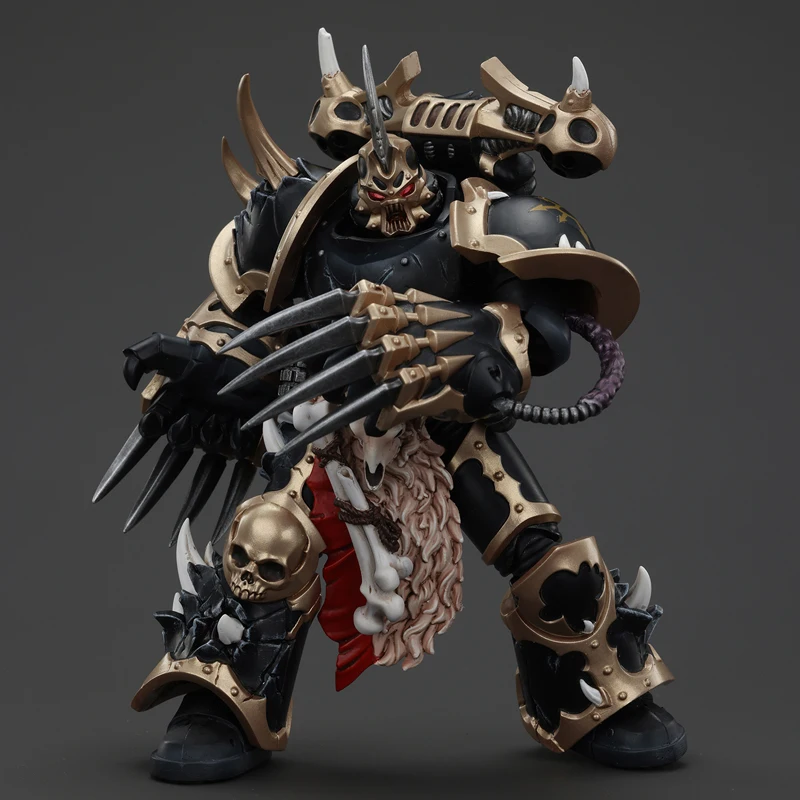 JOYTOY Warhammer 40K Chaos Space Marines légion noire choisie 1/18 Figurine articulée mobile Anime Figurine poupée cadeau hommes jouets