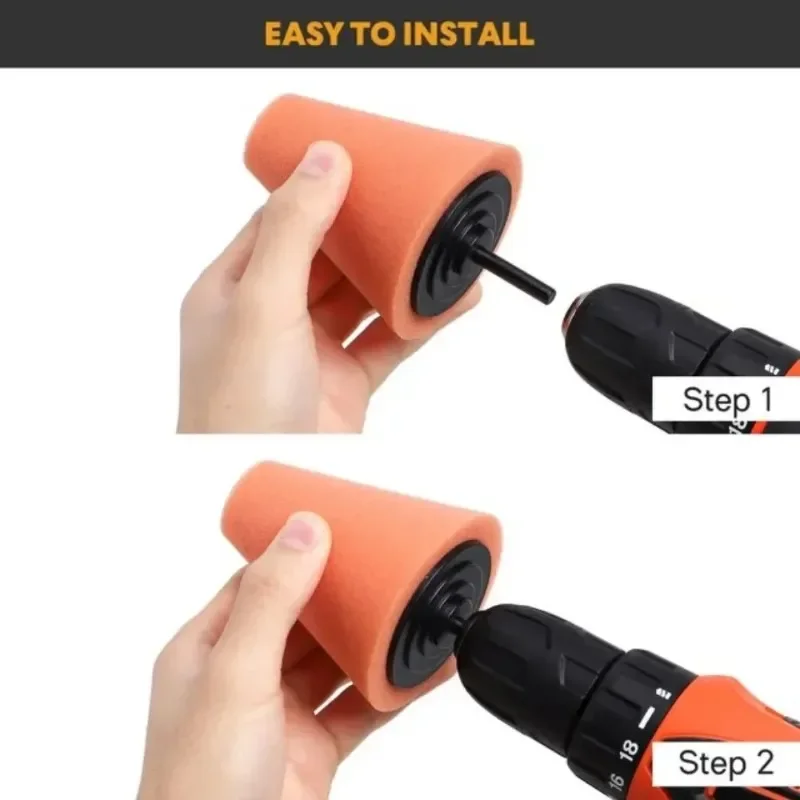 Premium Conical Sponge Wheel - Ultimate Metal Plastic Grinding Head Pro Car Hub Polishing Kit for Hard-to-Reach Net Dead Angle