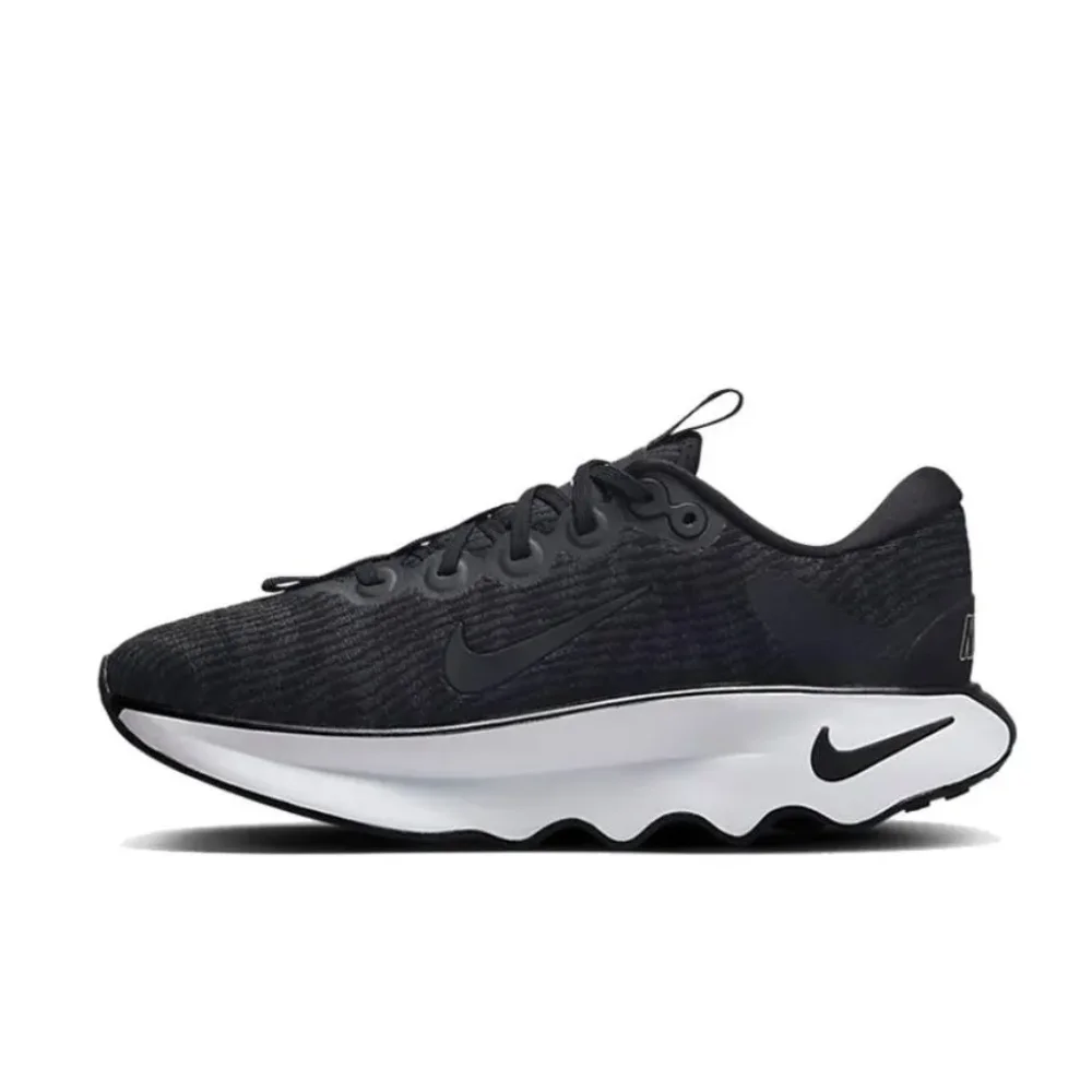 Nike original motiva confortável amortecido baixo topo casual tênis de corrida antiderrapante wearable preto