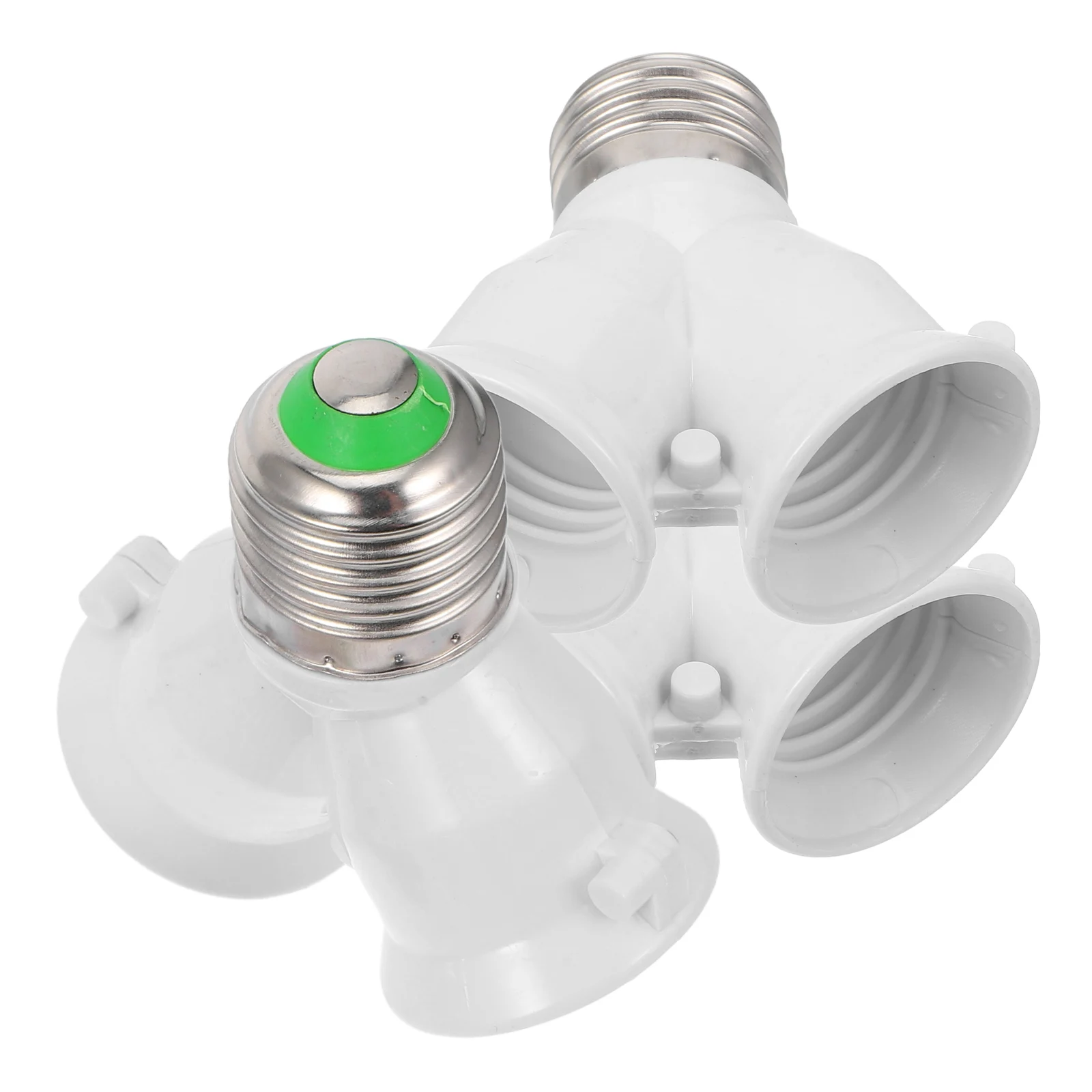 

3pcs E27 Lamp Base Adapter Socket Y Shape Splitter Light Bulb Extender Holder Converter for LED CFL Halogen Bulbs Space Saving