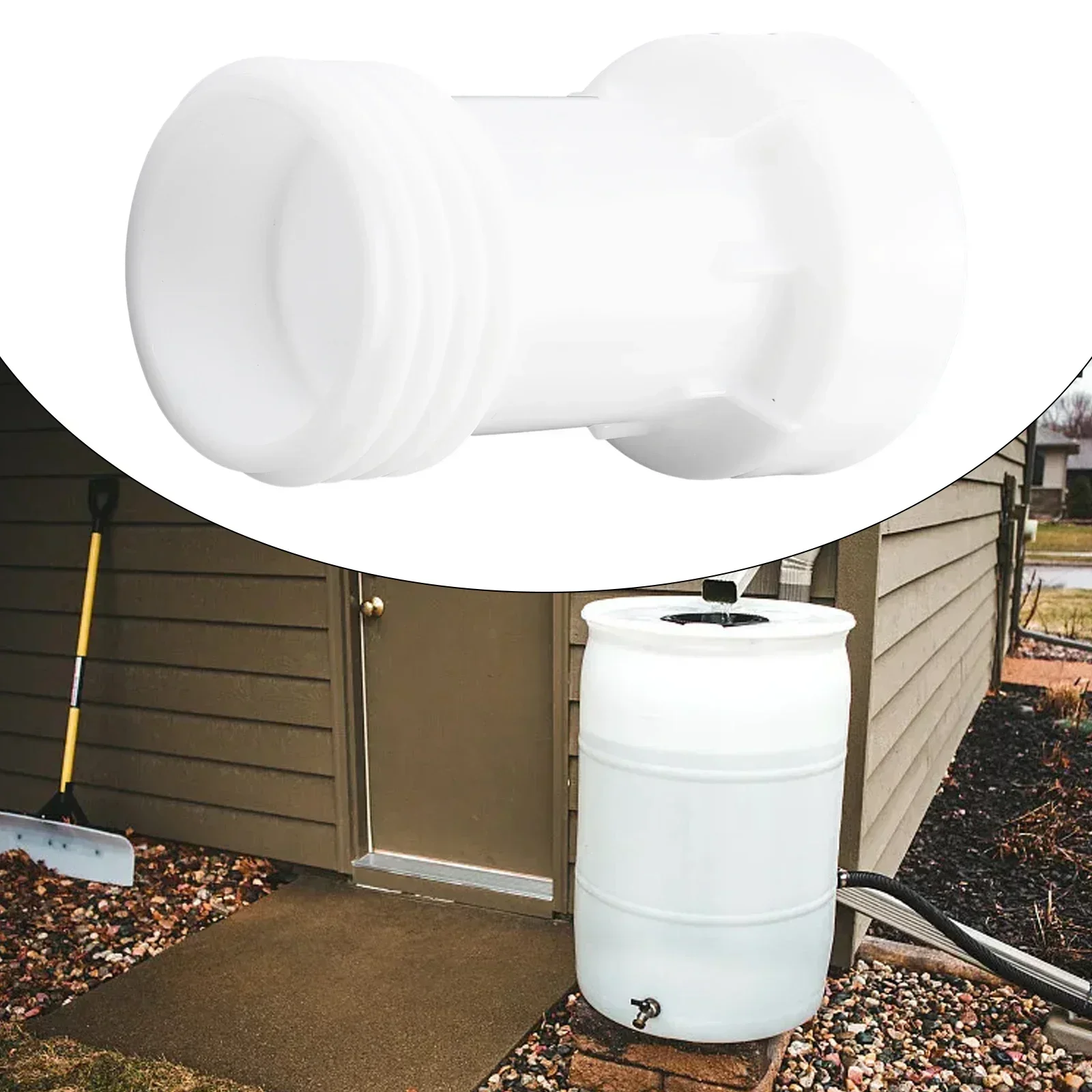 Пластиковый фитинг 110 мм, удлинитель выхода для пылесборника, адаптер для резервуара для дождевой воды, удлинитель выхода S60x6, IT к AG, грубая резьба