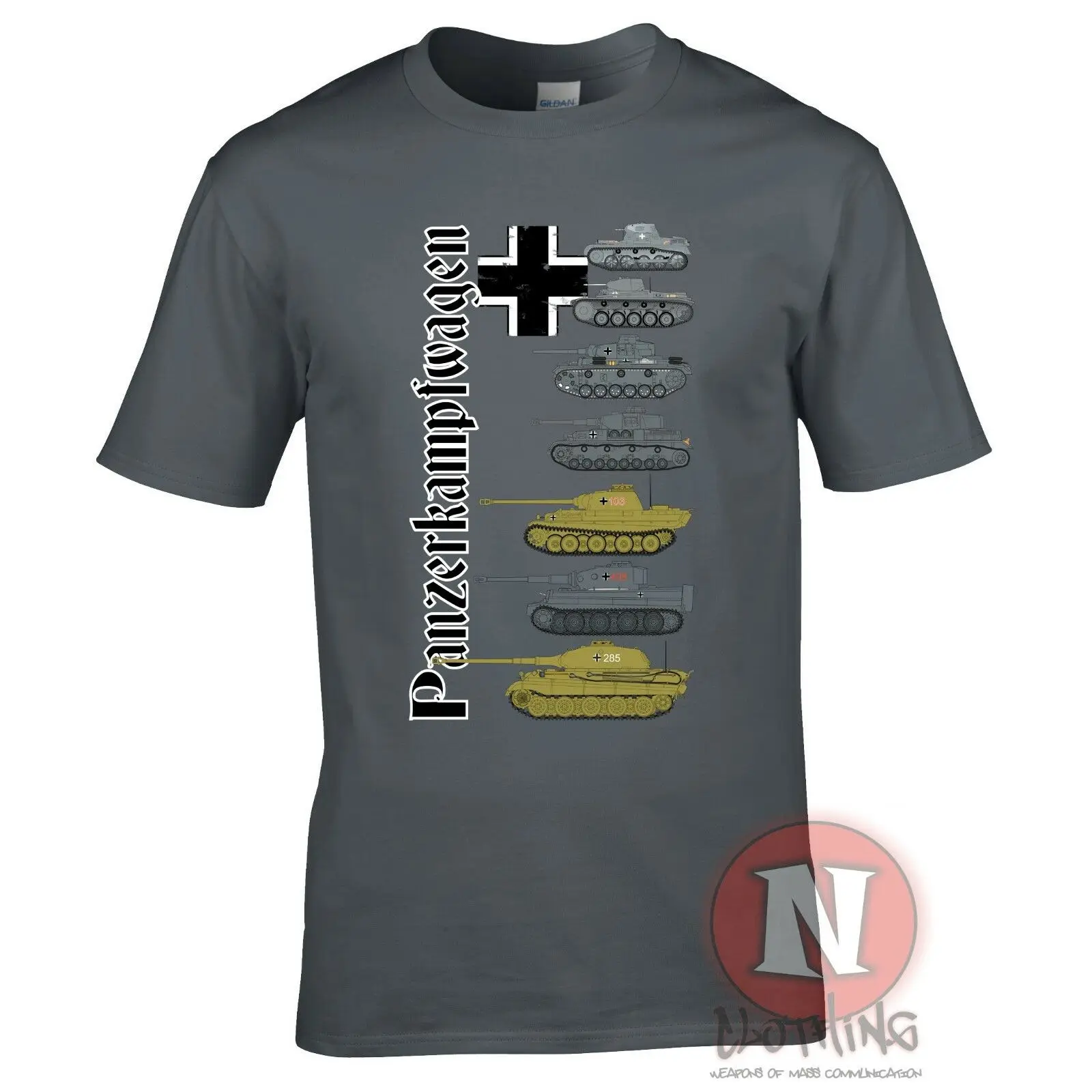 Wehrmacht Panzer WWII German Military Tanks Armour T Shirt. New 100% Cotton Short Sleeve O-Neck T-shirt Casual Mens Top