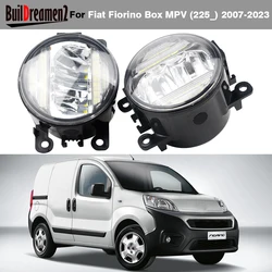 2 Pieces 30W Car Left + Right LED Fog Light Daytime Running Lamp DRL 8000LM 12V For Fiat Fiorino Box MPV (225_) 2007-2023