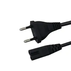 EU US UK 1.5M Power Cable 2pin IEC320 C7 Power Extension Cord For Dell Laptop Charger Canon Epson Printer Radio Speaker PS4 XBOX