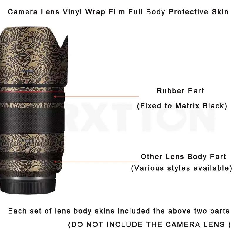 50 1.2 Anti-Scratch Camera Lens Sticker Coat 3M Wrap Protective Film Body Protector Skin Cover for Canon RF 50mm F1.2 L USM