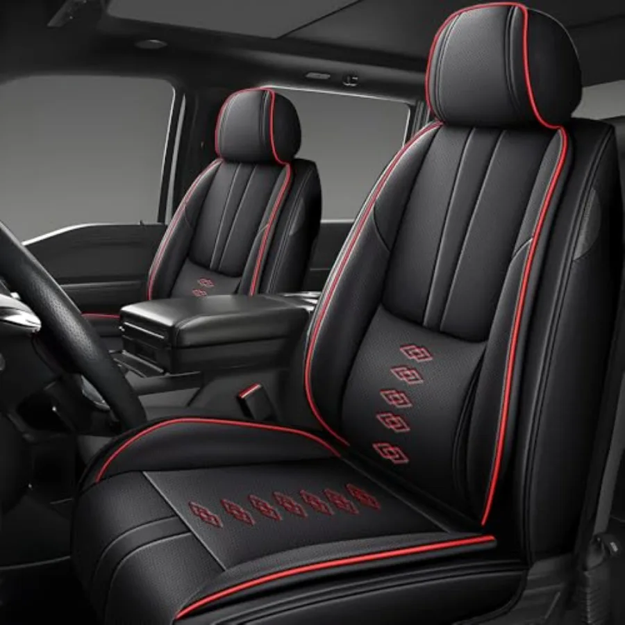 

Front Seat Covers for Camry Solara 1999-2008Leather Car Seat Covers Interior Accessories Seat Covers Waterproof Car Seat Protec